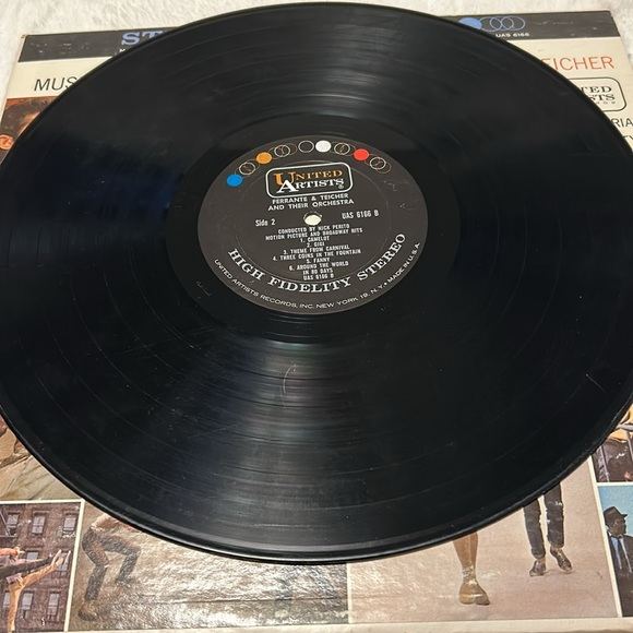 **6/$20** West Side Story Vinyl Record - United Artists Records Stereo UAS 6166 - Picture 3 of 4